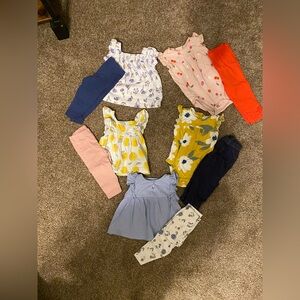12m Carter’s Outfits Lot, 5ct